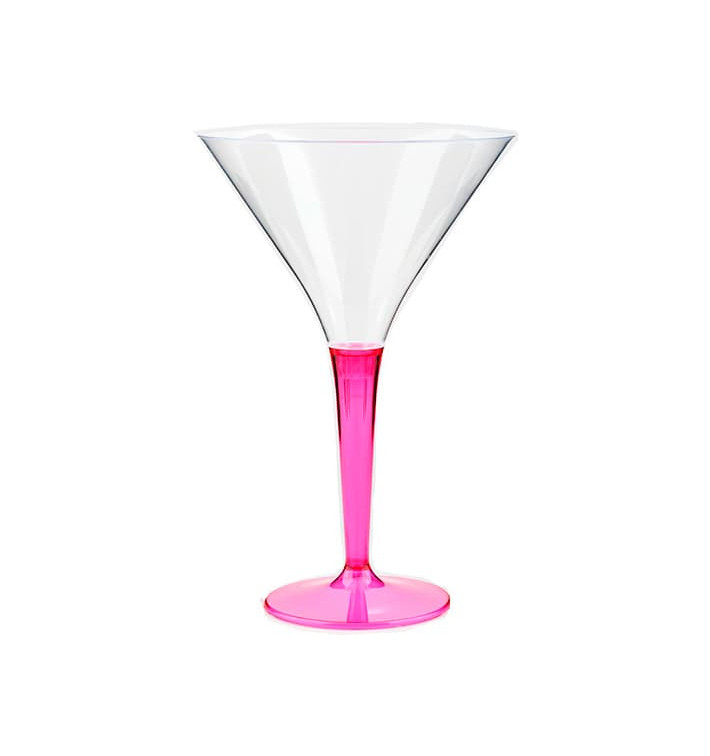 Copo Plastico Cocktail Pé Framboesa 100ml (6 Uds) Copo Plastico Cocktail Pé Framboesa 100ml (6 Uds)