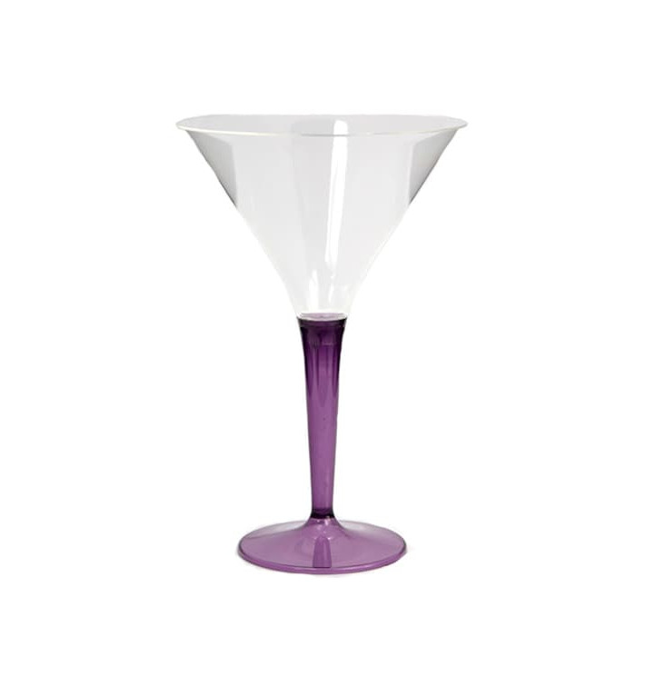 Copo Plastico Cocktail Pé Berinjela 100ml (6 Uds) Copo Plastico Cocktail Pé Berinjela 100ml (6 Uds)