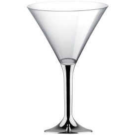Copo PS Flute Cocktail Prata Cromo 185ml 2P (20 Uds)