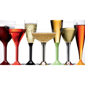 Copo PS Flute Cocktail Turquesa 185ml 2P (20 Uds)