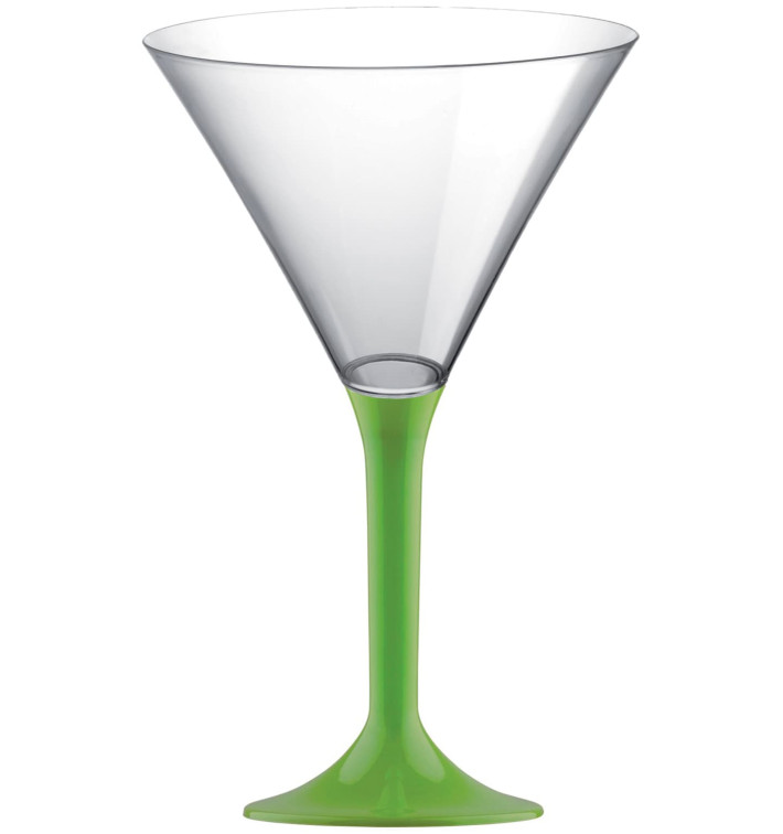 Copo PS Flute Cocktail Verde Limão 185ml 2P (20 Uds) Copo PS Flute Cocktail Verde Limão 185ml 2P (20 Uds)