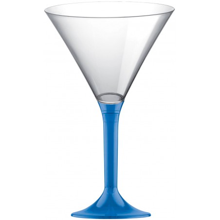 Copo PS Flute Cocktail Azul Transp. 185ml 2P (20 Uds)