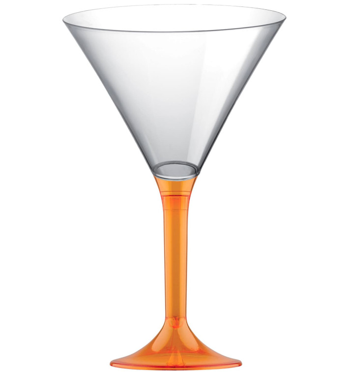Copo PS Flute Cocktail Laranja Transp. 185ml 2P (20 Uds) Copo PS Flute Cocktail Laranja Transp. 185ml 2P (20 Uds)
