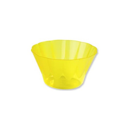 Copo Plastico Royal PS 500ml Amarelo (25 Unidades)