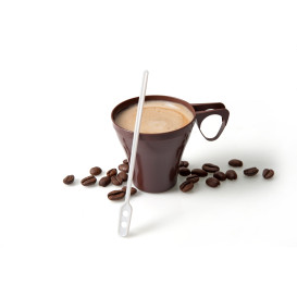 Chavena Plastico PS Marrom 80 ml (40 Unidades)