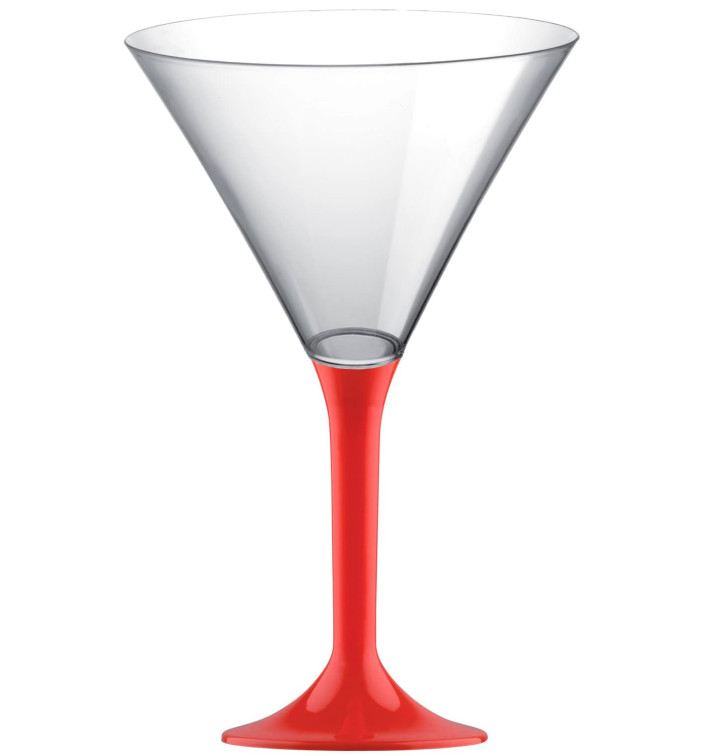 Copo PS Flute Cocktail Red 185ml 2P (20 Uds) Copo PS Flute Cocktail Red 185ml 2P (20 Uds)