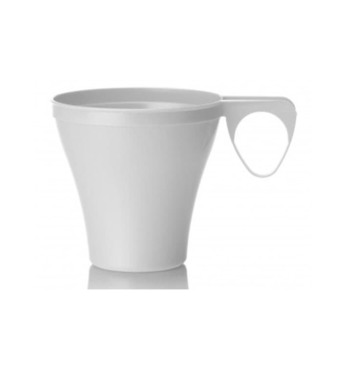Chavena Plastico Café Curto 80ml Branco (1.200 Uds) Chavena Plastico Café Curto 80ml Branco (1.200 Uds)