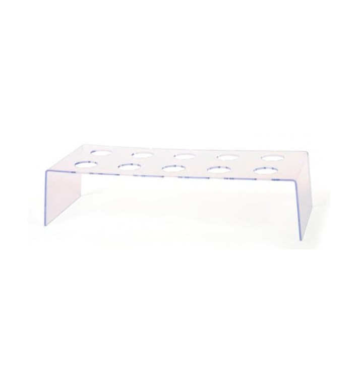 Stand Plasticos para 10 copos Trans. (1 Uds) Stand Plasticos para 10 copos Trans. (1 Uds)