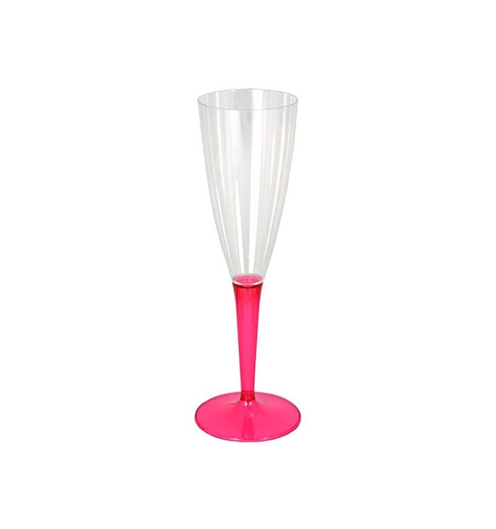Copo PS Flute Champanhe Pé Framboesa 100ml (6 Uds) Copo PS Flute Champanhe Pé Framboesa 100ml (6 Uds)