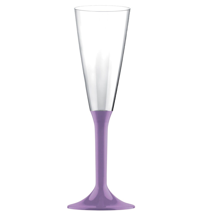 Copo PS Flute Champanhe Lilás 160ml 2P (20 Uds) Copo PS Flute Champanhe Lilás 160ml 2P (20 Uds)