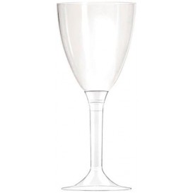 Copo Plastico Vinho PS 130 ml Transparente (10 Uds)