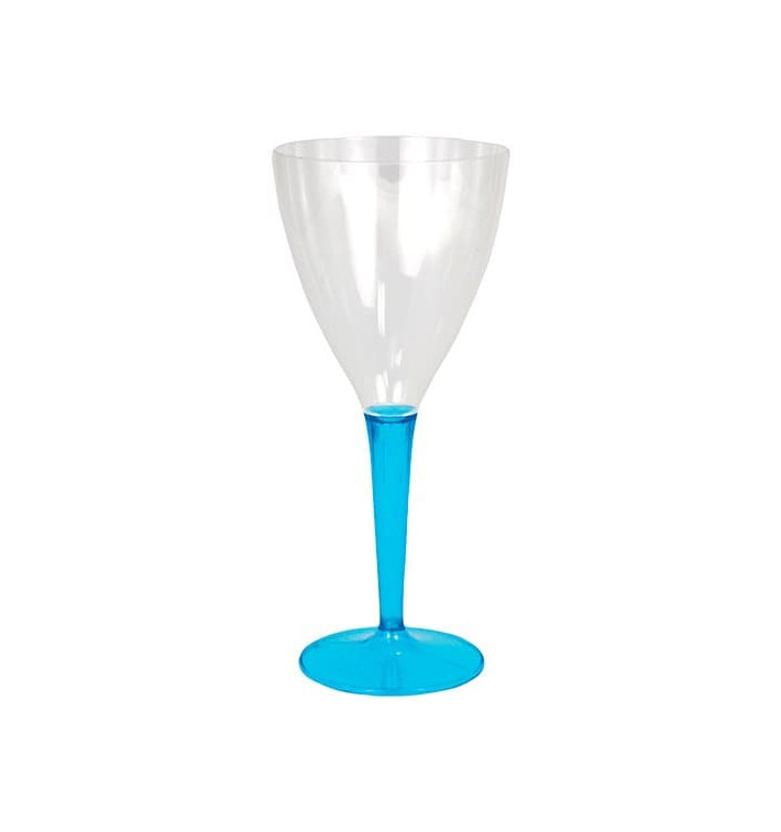 Copo Plastico Vinho Pé Trurquesa 130 ml (6 Uds) Copo Plastico Vinho Pé Trurquesa 130 ml (6 Uds)
