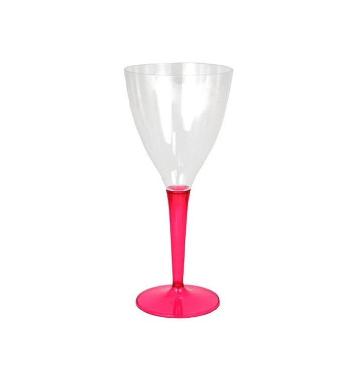Copo Plastico Vinho Pé Framboesa 130 ml (6 Uds) Copo Plastico Vinho Pé Framboesa 130 ml (6 Uds)