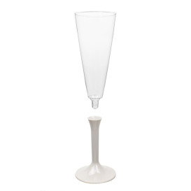 Copo PS Flute Champanhe Bege 160ml 2P (20 Uds)