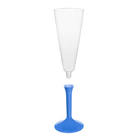 Copo PS Flute Champanhe Azul Mediterraneo160ml 2P (20 Uds)