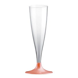 Copo PS Flute Champanhe Pêssego Perlé 140ml 2P (400 Uds)