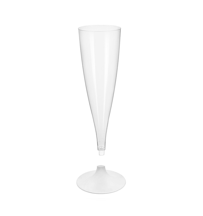 Copo PS Flute Champanhe Branco 140ml 2P (20 Uds) Copo PS Flute Champanhe Branco 140ml 2P (20 Uds)