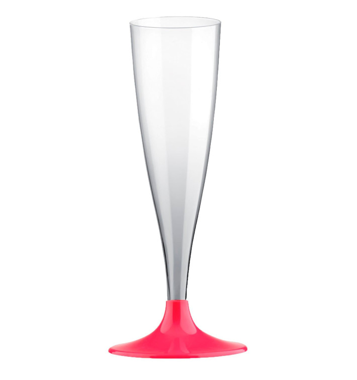 Copo PS Flute Champanhe Fúcsia 140ml 2P (400 Uds) Copo PS Flute Champanhe Fúcsia 140ml 2P (400 Uds)