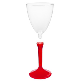 Copo PS Flute Vinho Red Transp. 180ml 2P (20 Uds)
