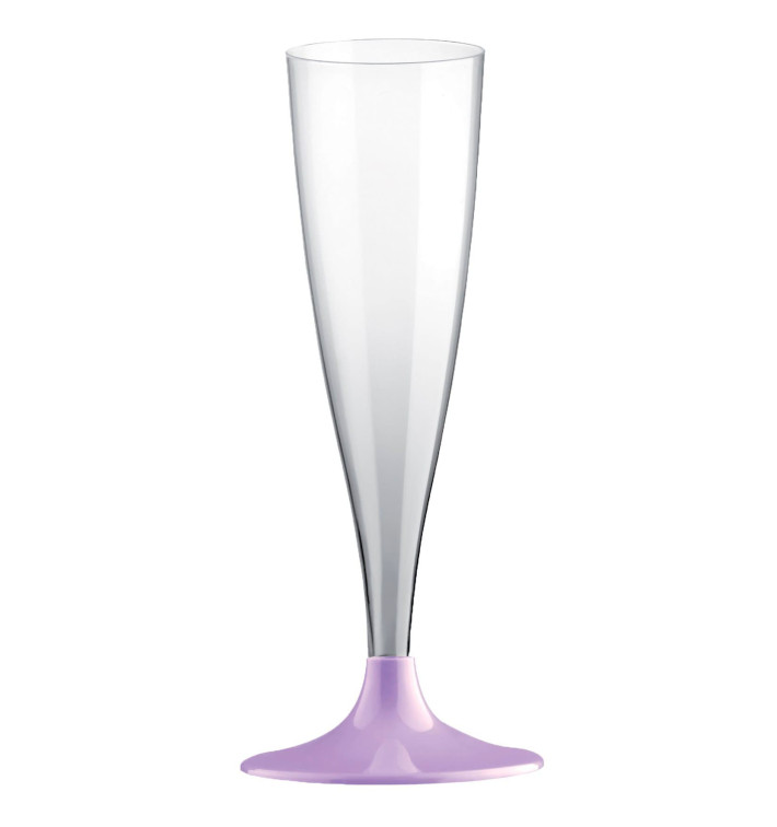 Copo PS Flute Champanhe Lilás 140ml 2P (400 Uds) Copo PS Flute Champanhe Lilás 140ml 2P (400 Uds)