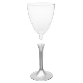 Copo PS Flute Vinho Cinza 180ml 2P (200 Uds)