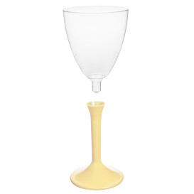 Copo PS Flute Vinho Creme 180ml 2P (20 Uds)