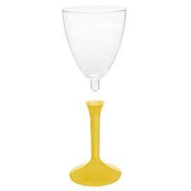 Copo PS Flute Vinho Amarelo 180ml 2P (20 Uds)