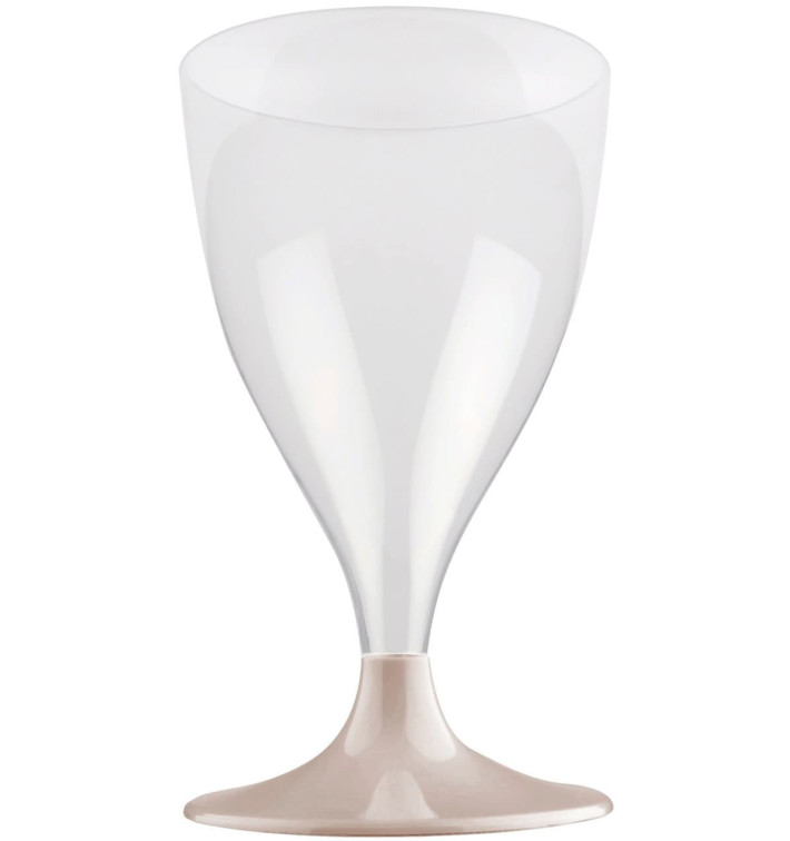 Copo PS Flute Vinho Creme 200ml 2P (400 Uds) Copo PS Flute Vinho Creme 200ml 2P (400 Uds)