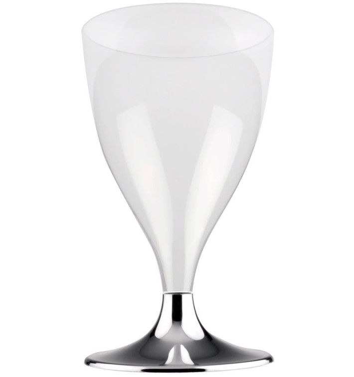 Copo PS Flute Vinho Prata Cromo 200ml 2P (20 Uds) Copo PS Flute Vinho Prata Cromo 200ml 2P (20 Uds)