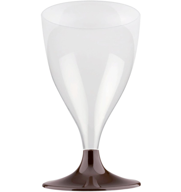 Copo PS Flute Vinho Marrom 200ml 2P (20 Uds) Copo PS Flute Vinho Marrom 200ml 2P (20 Uds)
