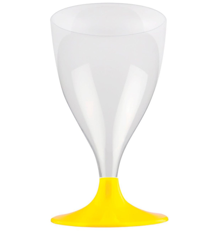 Copo PS Flute Vinho Amarelo 200ml 2P (20 Uds) Copo PS Flute Vinho Amarelo 200ml 2P (20 Uds)