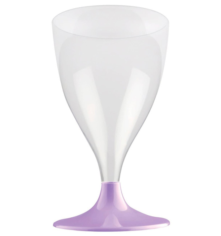 Copo PS Flute Vinho Lilás 200ml 2P (20 Uds) Copo PS Flute Vinho Lilás 200ml 2P (20 Uds)