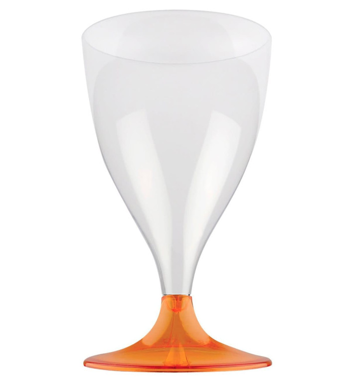 Copo PS Flute Vinho Laranja Transp. 200ml 2P (20 Uds) Copo PS Flute Vinho Laranja Transp. 200ml 2P (20 Uds)