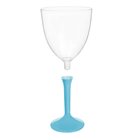 Copo PS Flute Vinho Turquesa 300ml 2P (20 Uds)