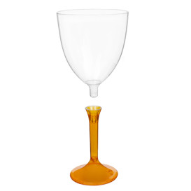 Copo PS Flute Vinho Laranja Transp. 300ml 2P (20 Uds)