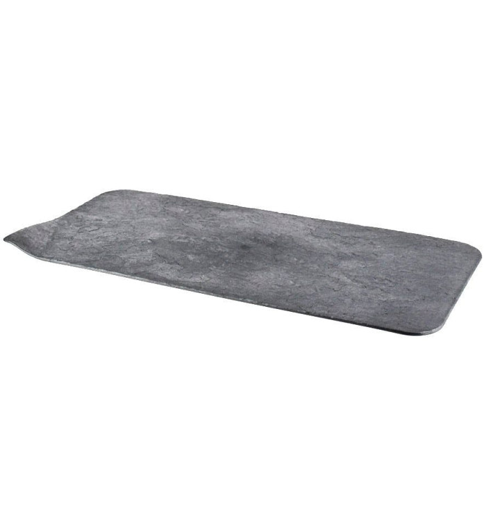 Prato de Plastico em Ardósia 31x14cm (80 Unidades) Prato de Plastico em Ardósia 31x14cm (80 Unidades)