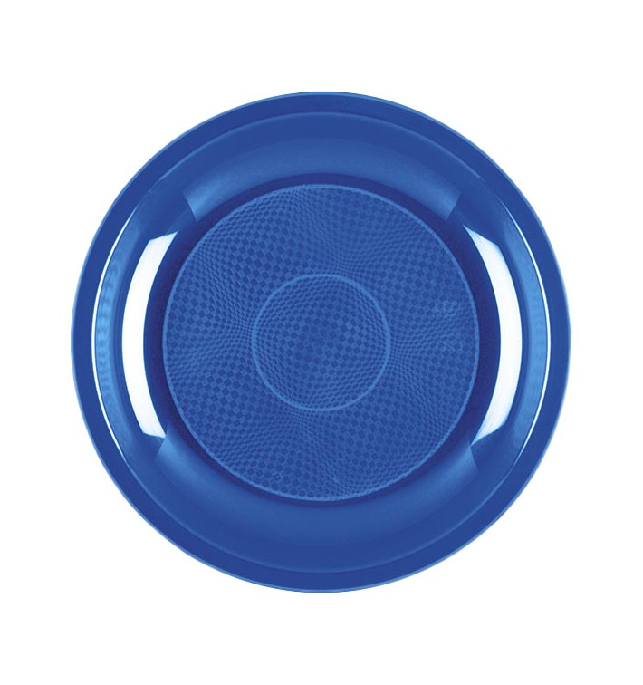 Prato Plastico Azul Mediterraneo Round PP Ø185mm (50 Uds) Prato Plastico Azul Mediterraneo Round PP Ø185mm (50 Uds)