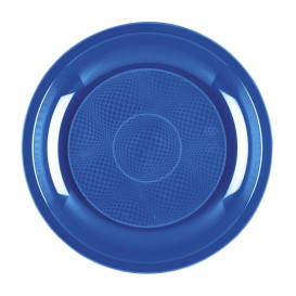 Prato Plastico Azul Mediterraneo Round PP Ø185mm (600 Uds)