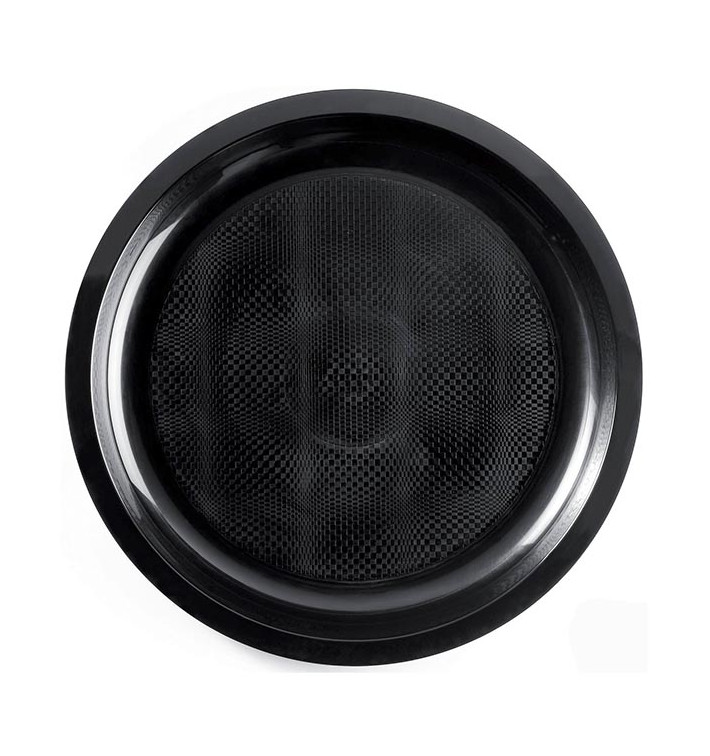 Prato de Plastico Preto Round PP Ø290mm (25 Uds) Prato de Plastico Preto Round PP Ø290mm (25 Uds)