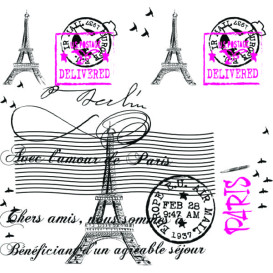 Toalha Papel Cortado Mesa 1x1m "Paris" 37g (400 Uds)