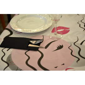 Toalha Papel Cortado Mesa 1x1m "Kiss" 37g (400 Uds)