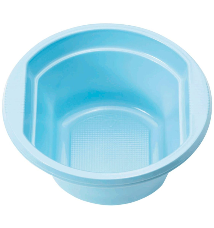 Tigela de Plastico PS Azul Claro 250ml Ø12cm (660 Uds) Tigela de Plastico PS Azul Claro 250ml Ø12cm (660 Uds)