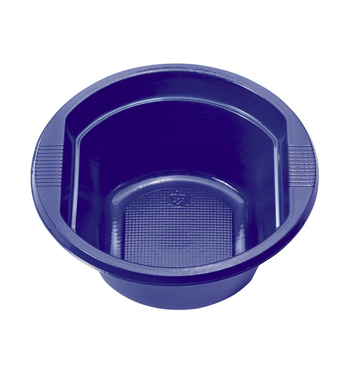 Tigela de Plastico PS Azul Escuro 250ml Ø12cm (660 Uds) Tigela de Plastico PS Azul Escuro 250ml Ø12cm (660 Uds)