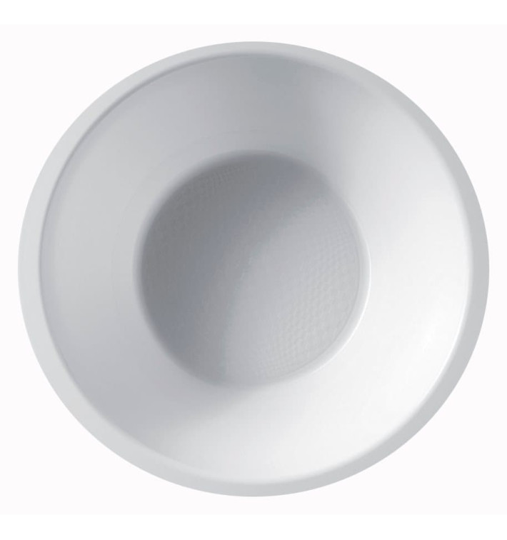 Tigela de Plastico PP Branco 450ml Ø15,5cm (600 Uds) Tigela de Plastico PP Branco 450ml Ø15,5cm (600 Uds)