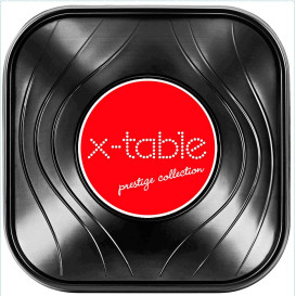 Tigela Plastico PP "X-Table" Preto 18x18cm (120 Uds)