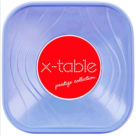 Tigela Plastico PP "X-Table" Violeta 18x18cm (8 Uds)