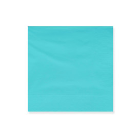 Guardanapos Papel Fl Dupla Turquesa 20x20cm (6000 Uds)