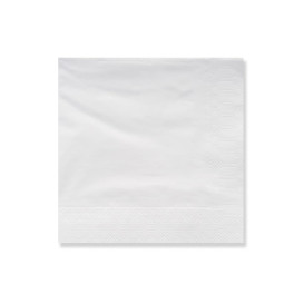 Guardanapos Papel Fl Dupla Branco 25x25cm (3400 Uds)