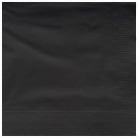Guardanapos Papel Fl Dupla Preto 25x25cm (3400 Uds)