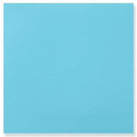 Guardanapos Papel Ponta Ponta Turquesa 25x25cm (50 Uds)